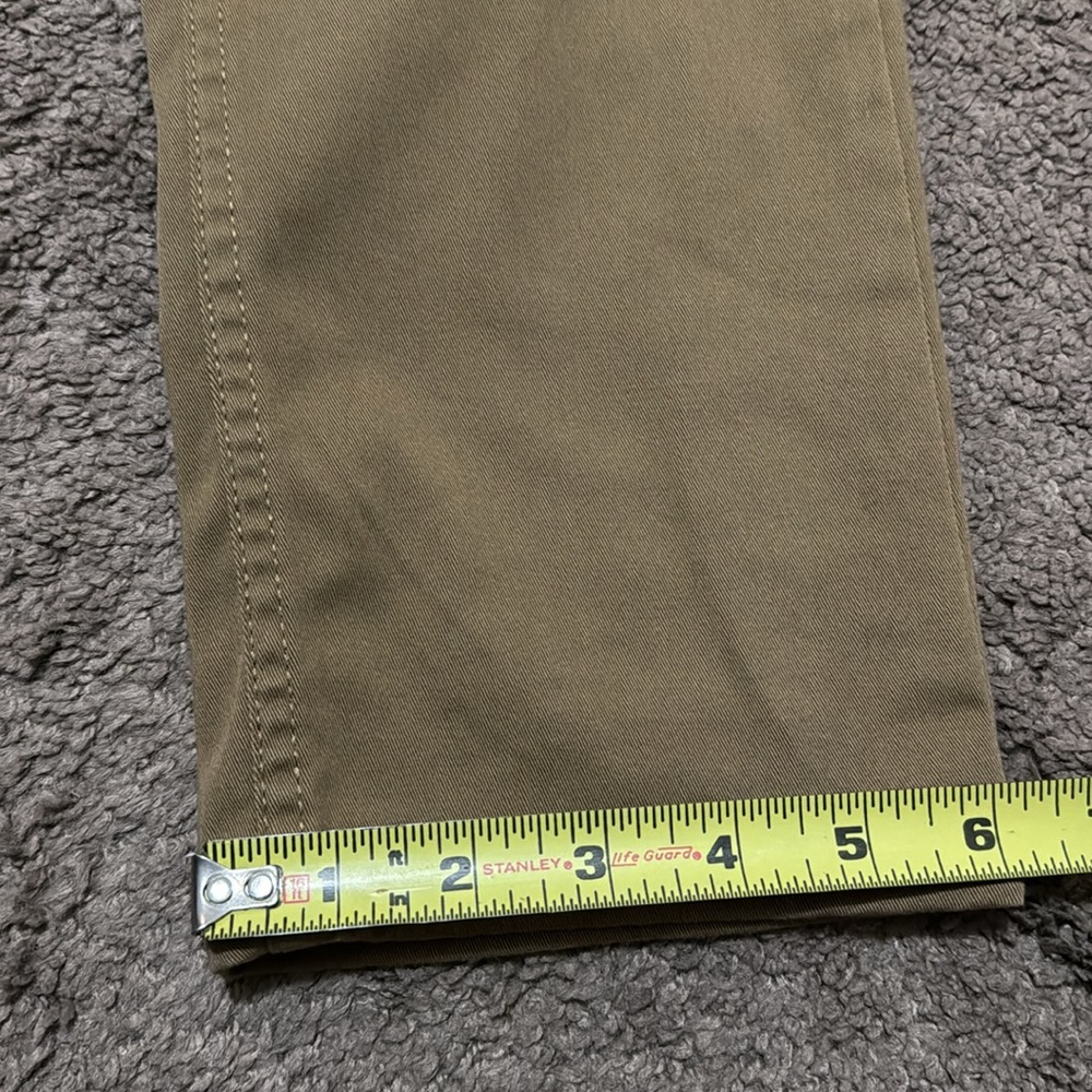 Men’s St John’s Bay Temp Flex Trousers-30x30-Sand Color-Stretchy Recycled Poly - Picture 4 of 12